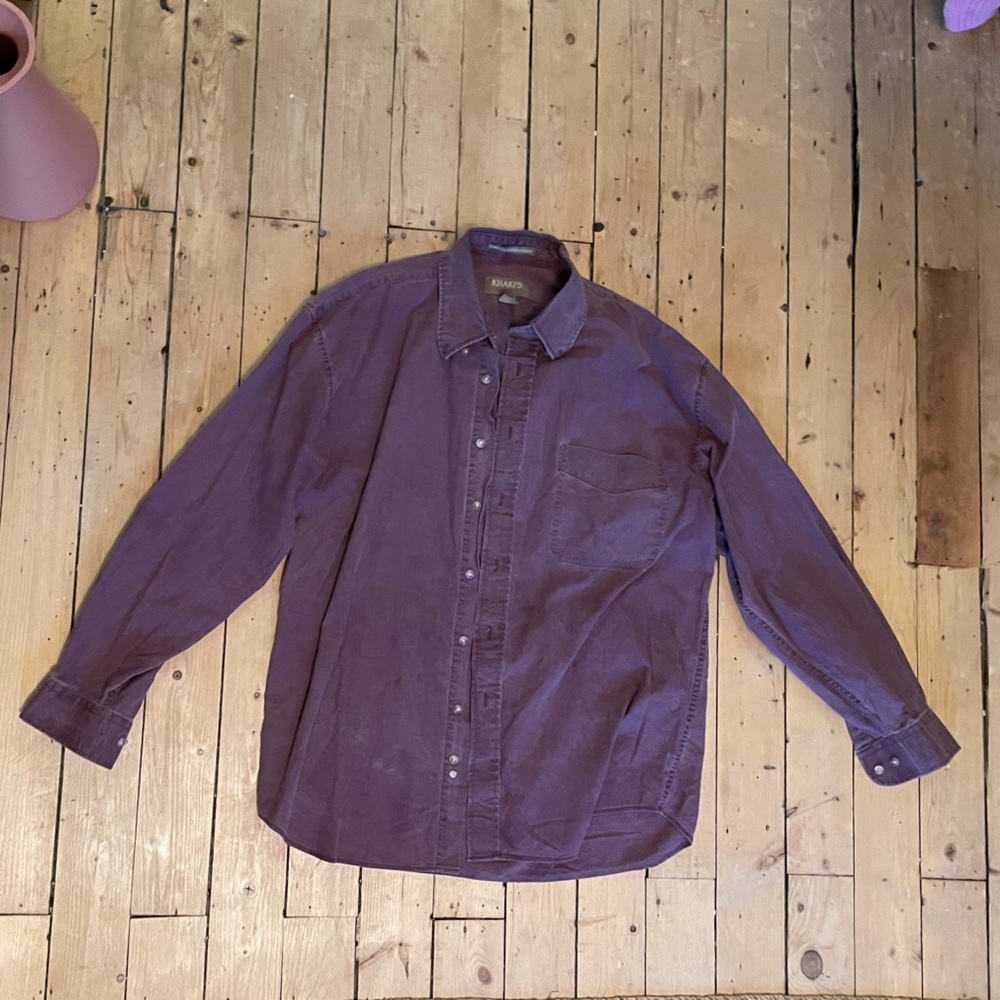 Purple Button Up Shirt